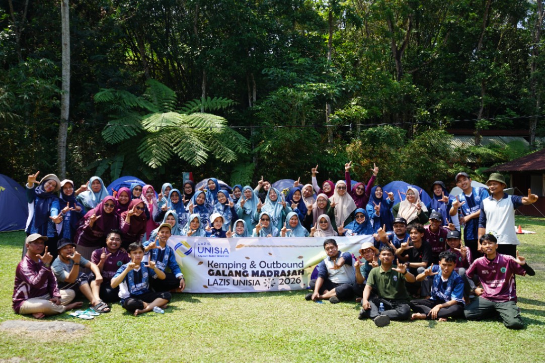 Lazis Unisia Gelar Camping dan Outbound Galang Madrasah, Perkuat Kebersamaan Peserta Binaan